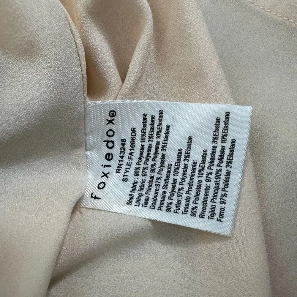 NWT Foxiedox Boston Proper One Shoulder Lace and Floral Mini Dress size 2 - Picture 6 of 6